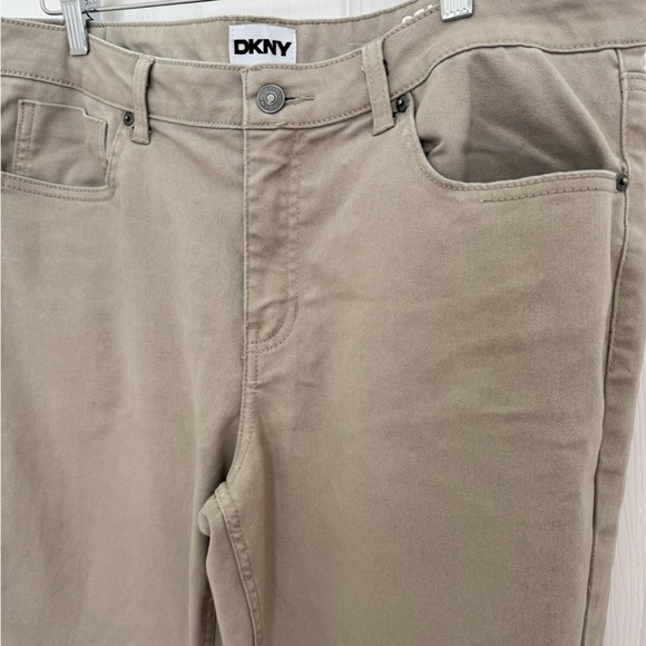 DKNY Khaki Slim Fit Pants 34x32 - Picture 2 of 5